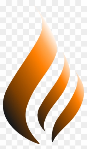 How To Set Use Orange Logo Flame Svg Vector - Abstract Flame Png