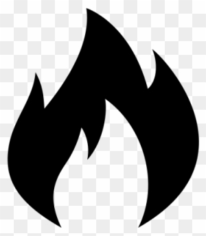 Fire Flaming Outline Vector - Fire Icon Svg
