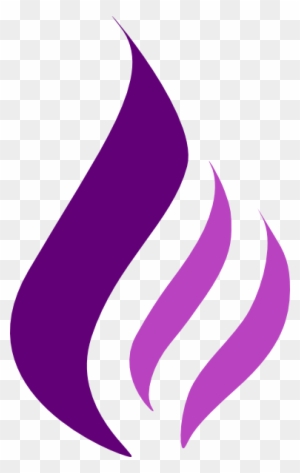 How To Set Use Purple Flame Logo Svg Vector - Purple Flame Clip Art