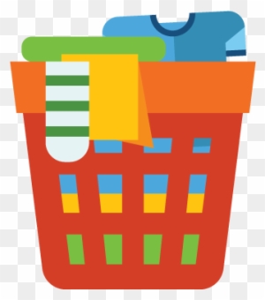 Wash & Fold - Basket Of Clothes Icon