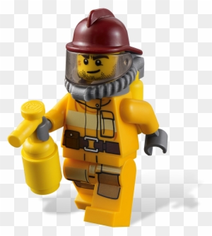 Lego City Lego Minifigure Firefighter All-terrain Vehicle - Lego 4427 Fire Atv