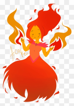 Flame Princess By Ficakes911 - Adventure Time Flame Princess Gif