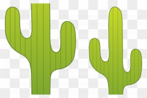 Cactus Clipart Mexican Border Pencil And In Color Cactus - Cactus