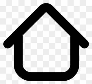 Blank House Vector - Home Icon Outline