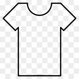 Preschool T Shirt Coloring Page Blank Outline Tee Printable - Tshirt ...