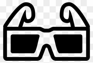 3d Glasses Filled Icon - 3d Glasses Icon