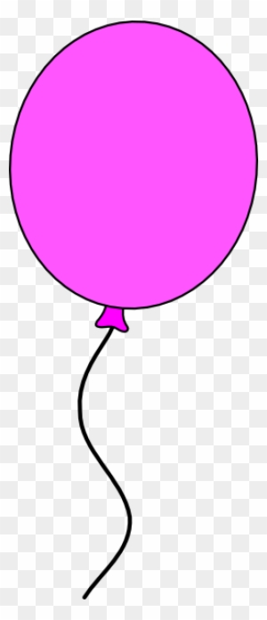 Pink Balloon Strings Clipart