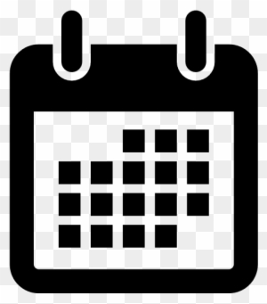 Calendar Clipart Black And White, Transparent PNG Clipart Images Free