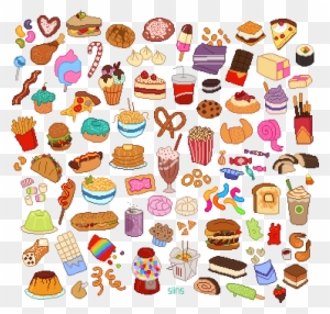 Cute Food Wallpaper - Cute Notebooks With Food - Free Transparent PNG  Clipart Images Download