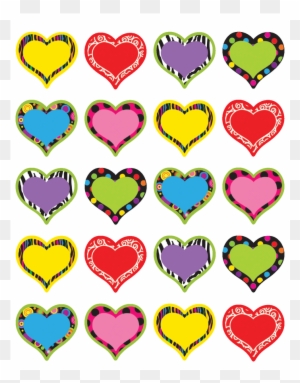 Tcr5185 Fancy Hearts Stickers Image - Teacher Created Resources Fancy Heart Stickers