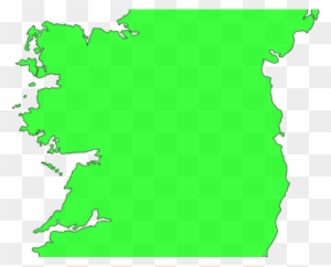Map Clipart Ireland - Ireland Map Blue