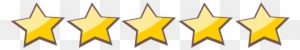 5 / 5 5 Of 5 Stars - Review Star Icon Png
