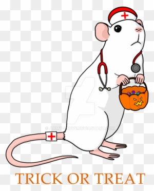 Goal Halloween Rat Nurse By Ammy Louve On Deviantart - Halloween Rat-nurse Sweatshirt - Sport Grey - X-large