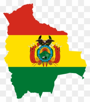 Flag Map - Bolivia Flag Map