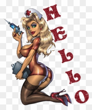 Sexy Nurse Hello Graphic - Hello Nurse Sexy - Free Transparent PNG Clipart Images Download Sexy Nurse Hello Graphic - Hello Nurse Sexy - Free Transparent PNG Clipart Images Download