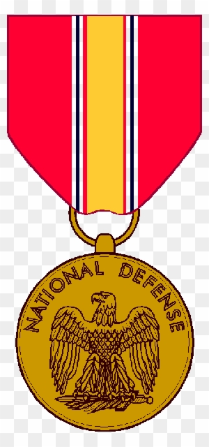 Army Clipart Military Service - National Defense Service Medal Vector