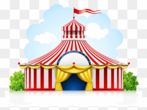 Love In The Elephant Tent - Circus Tent Clip Art Free