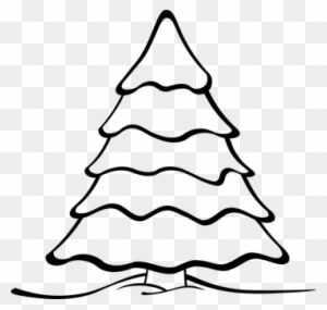 Tree, Forest, Nature, Landscape - Christmas Tree Coloring Pages