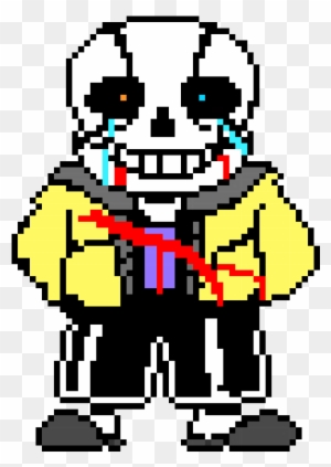 Outertale Sans Sprite - Outertale Sans Pixel Art, HD Png Download -  852x1111(#202258) - PngFind