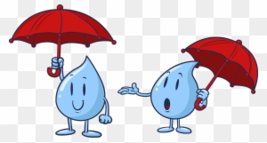 Drop Sticker Rain - Cartoon Water Droplets