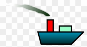 Cargo Icon, Symbol, Smoke, Ship, Boat, Sea, Cargo - Cargo Ship Clip Art