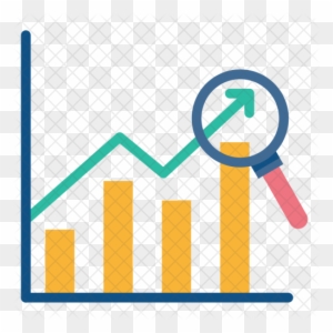 Financial Year Sales Analytics Examine Chart Graph - Chart Icon
