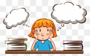 9lef Kla4 140927 - Girl Thinking Cartoon