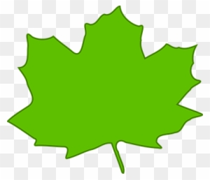 Maple, Leaf, Green, Plant, Nature - Cartoon Light Green Leaf