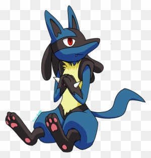 Lucario S Cute Paws And Butter Lucario Free Transparent Png Clipart Images Download