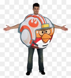 The Force Awakens The Light And Dark Side Of Star Wars - Adult's Angry Birds Star Wars Costume The Force Awakens The Light And Dark Side Of Star Wars - Adult's Angry Birds Star Wars Costume