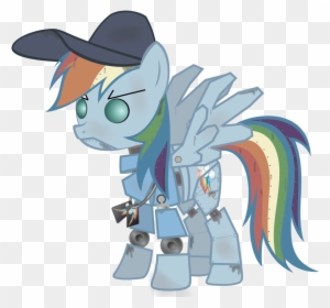 Avastindy, Dashbot, Mare Vs Machine, Rainbow Dash, - My Little Pony Rainbow Dash Winter