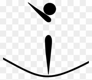 This Free Clip Arts Design Of Olympic Sports Pictograms - Trampoline Pictogram