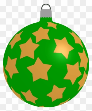 Big Image - Transparent Green Christmas Bauble