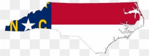 North Carolina State Flag Map