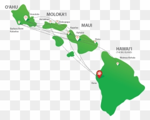 Mok Routemap - Inter Island Flights Hawaii