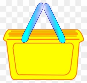 Open - Yellow Shopping Basket