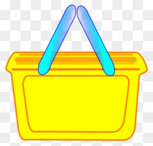 Open - Yellow Shopping Basket