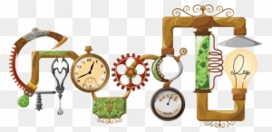 Google Steampunk'd By - Google Doodles About Technology