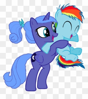 Luna Mlp Filly - My Little Pony Rainbow Dash And Luna