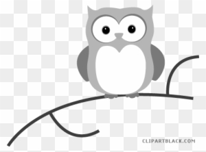 Cute Owl Animal Free Black White Clipart Images Clipartblack - Back To School September 2017
