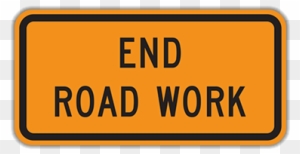 G20-2 End Road Work - Signage Slow Moving Vehicle