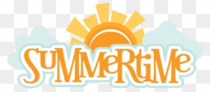 Summertime Svg Scrapbook Title Summer Svg Files Sun Summer Time Clipart Png Free Transparent Png Clipart Images Download
