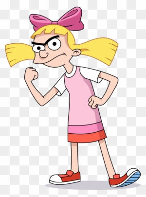 This Bish With Her Unibrows - Hey Arnold Character Design