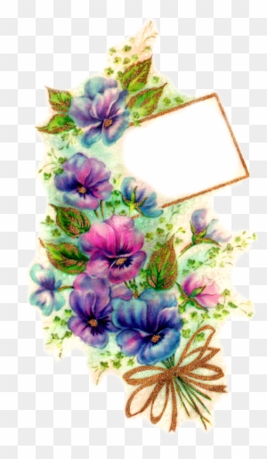 The First Digital Pansy Image Is A Very Lovely Blank - Clip Art