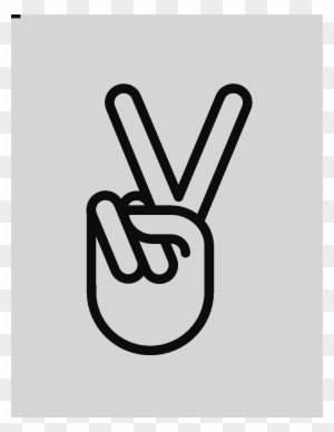 Peace Sign Hand Clipart