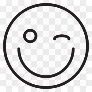 Curl Clipart Face Outline - Smiley Face Icon Transparent