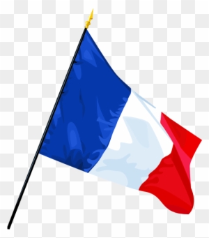 France Flag Clipart Png 02827 411 - French Flag On Stick