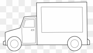 Truck Black And White Dump Truck Clipart Black And - Food Truck Clip Art Black And White