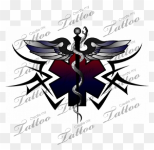 Ems Tattoo, I Would Definitely Consider This One - Medical Tribal Tattoo Designs