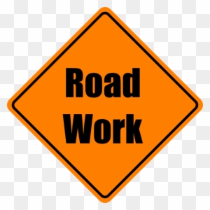Image Result For Construction Clip Art - Road Work Ahead Sign